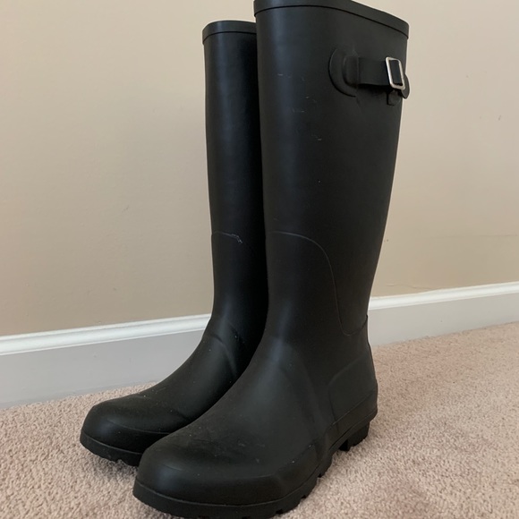 Nomad tall black rain boots - Picture 1 of 1